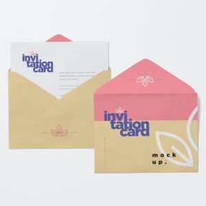 Sample Invitation Cards and Envelopes