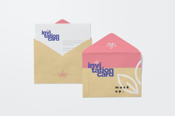 Sample Invitation Cards and Envelopes