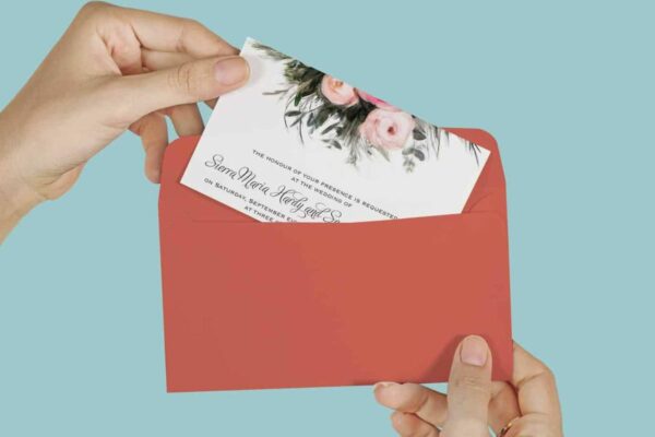 Full Color Custom Invitation Printing with Envelopes