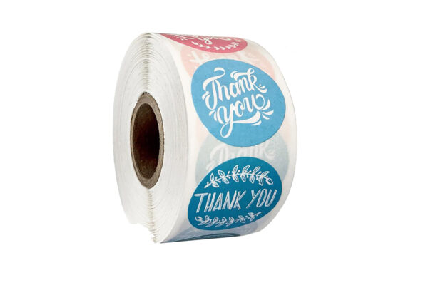 Roll of Thank You labels