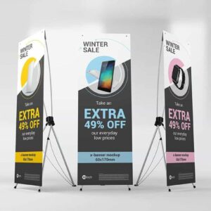Full Color Custom Advertising X-Stand Banners